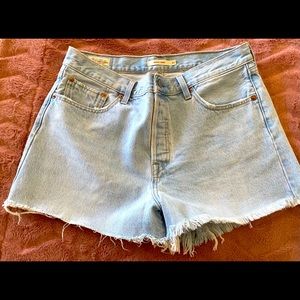 Levi’s Premium Cut Off Denim Shorts